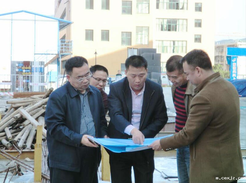 党委书记雷春国调研2019年学校工程项目建设